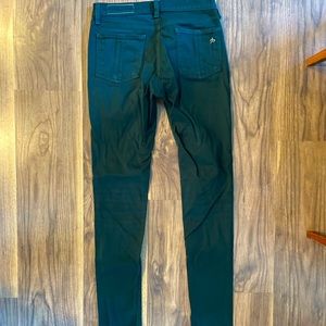 Rag & Bone Hunter Green Skinny Pant / Legging